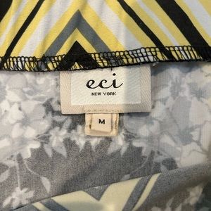 ECI of New York.   Found in Macys. Medium maxi skirt. Elastic waist.